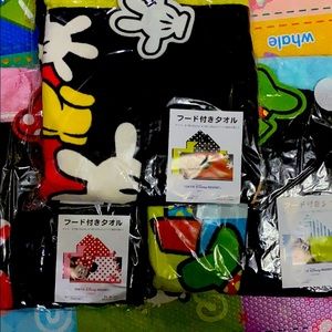 New Tokyo Disney hooded towel - set of 3 towels